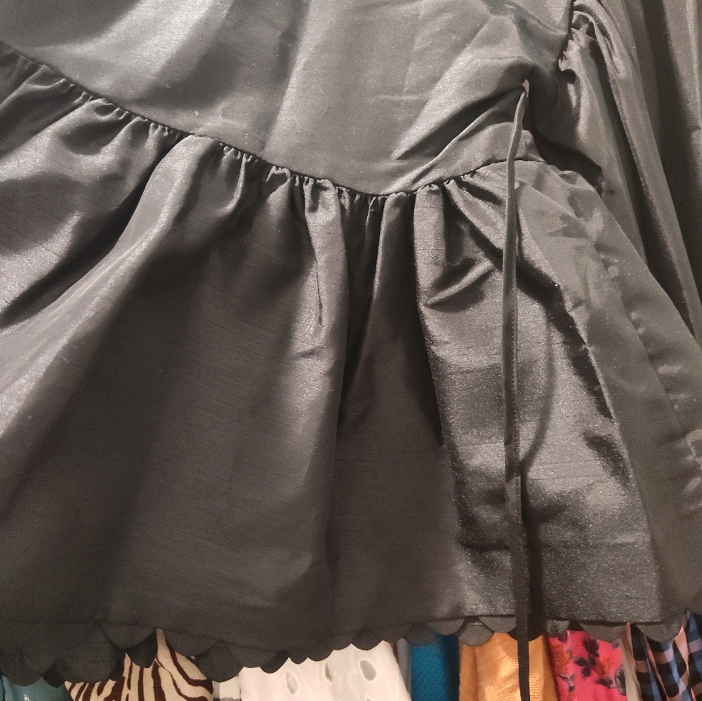 Kika Vargas for Target Scalloped Hem Puff Sleeve Wrap Top - Picture 13 of 16